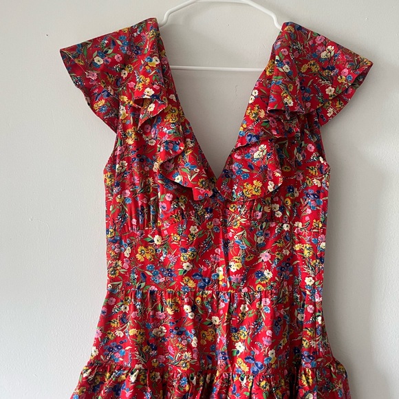 Sold Vintage Simpsons St. Regis The Room Victor Costa Liberty Floral Maxi Dress - Picture 9 of 17